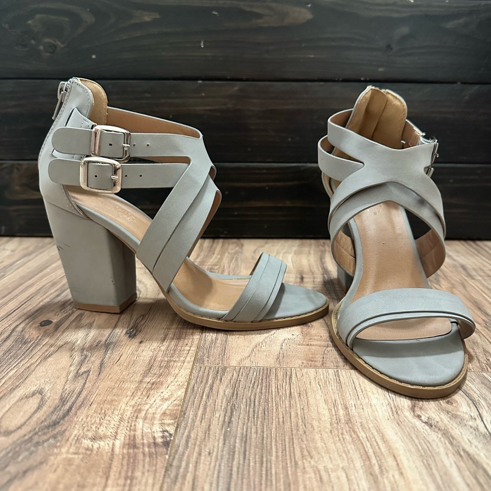 Charlotte Russe Gray Heels